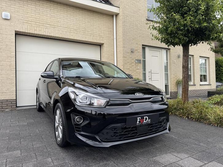 Kia Rio 1.2 ExecutiveLine Facelift Navi Leder Carplay Camera, Auto's, Kia, Bedrijf, Te koop, Rio, ABS, Achteruitrijcamera, Adaptive Cruise Control
