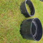 Zwarte zeer  stevige boord, Tuin en Terras, Bielzen en Borders, Kunststof, Gebruikt, Ophalen of Verzenden, Minder dan 25 cm