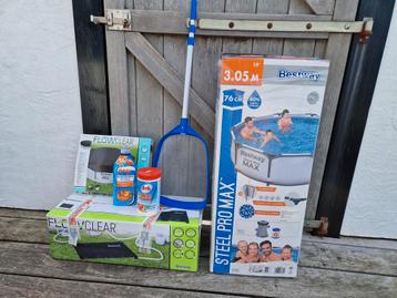 Compleet Bestway Steel max pro met alle toebehoren beschikbaar voor biedingen