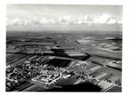 Oude luchtfoto Oud Vossemeer, Tolen - 1971, 1960 tot 1980, Verzenden, Foto, Zo goed als nieuw