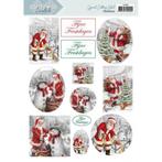 Card Deco Essentials CD11893 Christmas Dutch 3D knipvel A4, Kerst, ., Nieuw, Ophalen of Verzenden