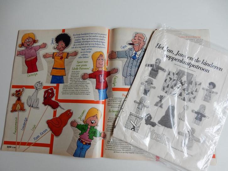 Libelle nr.39/ 23 Sept '94 Poppenkastpatroon Jan, Jans!, Verzamelen, Stripfiguren, Nieuw, Overige typen, Overige figuren, Verzenden
