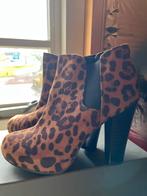 Steve Madden enkellaarsje panterprint, Ophalen of Verzenden, Zo goed als nieuw, Bruin