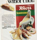 Retro reclame 1978 Knorr kaassaus over de witlof, Verzamelen, Retro, Verzenden, Overige typen