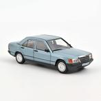 Mercedes Benz 190 E 1984 Blauw met. schaal 1:18 NOREV 183828, Hobby en Vrije tijd, Modelauto's | 1:18, Nieuw, Auto, Norev, Verzenden