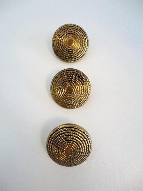 Drie Vintage Knoopjes van de Jaren 80, Hobby en Vrije tijd, Naaien en Fournituren, Gebruikt, Knoop of Knopen, Ophalen of Verzenden