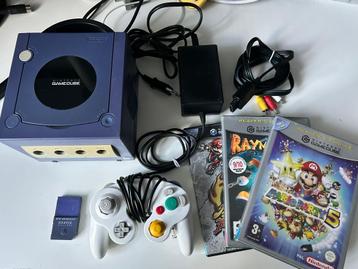 Nintendo Gamecube with games Mario Rayman beschikbaar voor biedingen