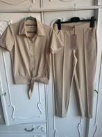 Nieuw travel broek en blouse Studio Anneloes maat XS, Studio Anneloes, Beige, Nieuw, Ophalen of Verzenden