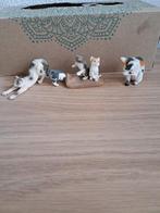 Schattige Kattenbeeldjes Set, Verzamelen, Ophalen of Verzenden, Zo goed als nieuw, Dier