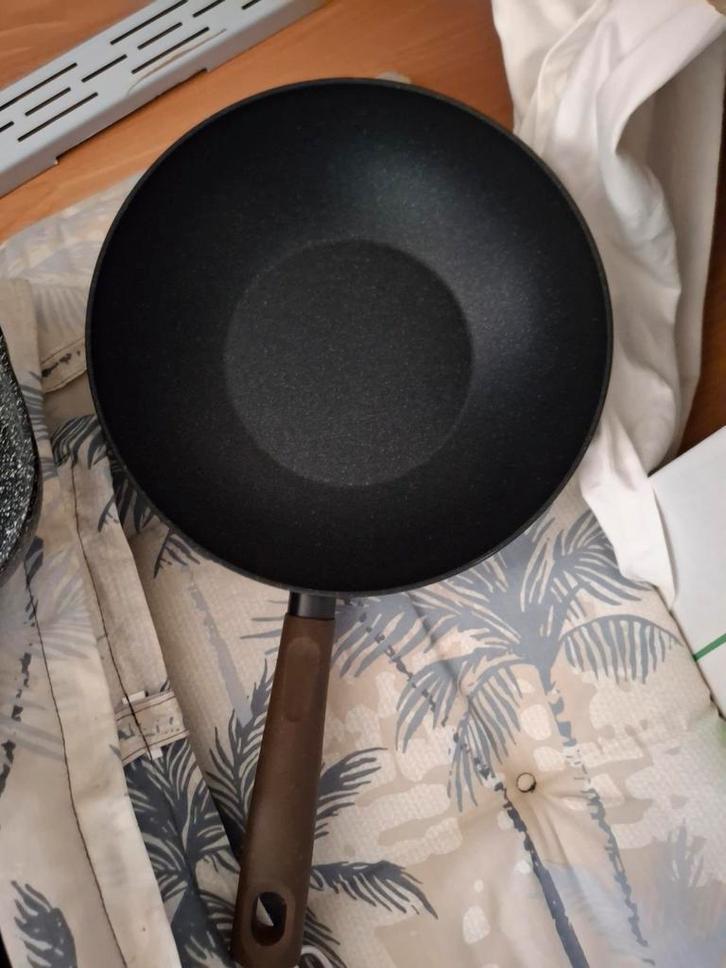 Nieuwe pannen green ray, Huis en Inrichting, Keuken | Potten en Pannen, Zo goed als nieuw, Pannenset, Rvs, Ophalen of Verzenden