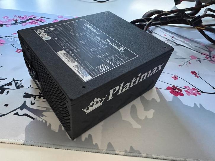 Enermax Platimax 1000W PSU 80+ Platinum, Computers en Software, Interne voedingen, Zo goed als nieuw, Ophalen of Verzenden