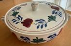 Boerenbont Dekschaal 22cm met Deksel, Ophalen of Verzenden, Gebruikt