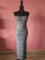 Strapless jurk. S, Verzenden, Zo goed als nieuw, Maat 36 (S), Grijs
