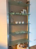 Glazen Stellingkast - Melkglas, Ophalen, Met plank(en), 50 tot 100 cm, Modern