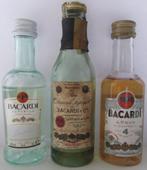 bacardi rum 3 miniatuurflesjes  5cl., Verzamelen, Ophalen of Verzenden