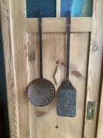 Antiek retro vintage schuimspaan spatel, Antiek en Kunst, Antiek | Emaille, Ophalen of Verzenden
