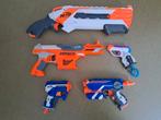 Mooie set Nerf pistolen met pijltjes en schietschijven, Ophalen of Verzenden, Gebruikt