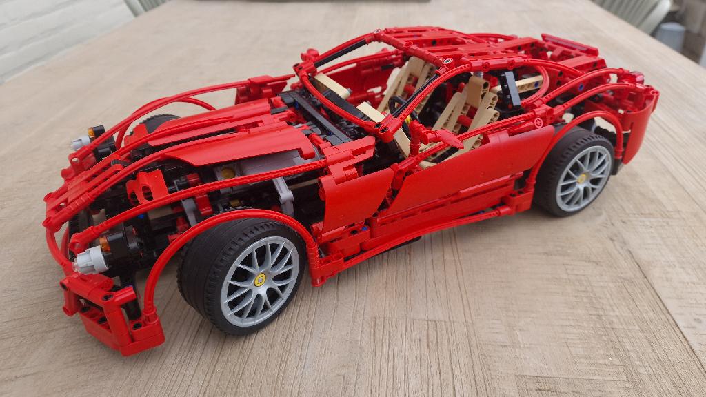 Lego 8145 Ferrari 599 GTB Fiorano, Kinderen en Baby's, Speelgoed | Duplo en Lego, Ophalen of Verzenden, Zo goed als nieuw, Complete set