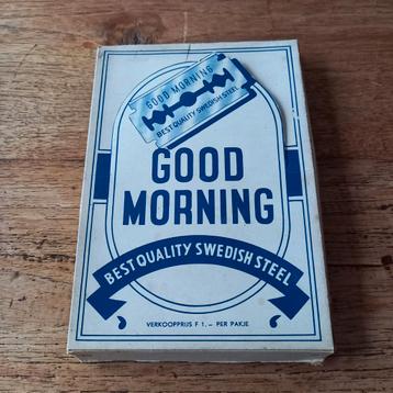 Oude nieuwe scheermesjes Goodmorning 8 x 10 stuks beschikbaar voor biedingen
