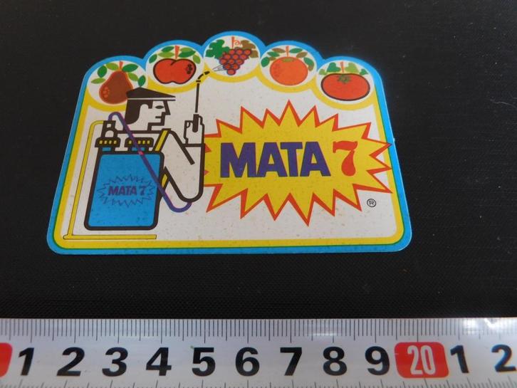 sticker MATA 7, Verzamelen, Stickers, Zo goed als nieuw, Ophalen