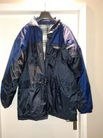 Vintage Adidas jas XL - Voetbaltrainer stijl!, Kleding | Heren, Jassen | Winter, Blauw, Maat 56/58 (XL), Ophalen of Verzenden