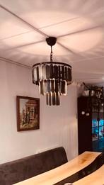 Stoere metalen hanglamp, 45cm - Almere, Huis en Inrichting, Lampen | Hanglampen, Ophalen, Gebruikt, Metaal, Minder dan 50 cm