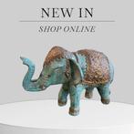 Verguld bronzen olifant uit India, Ophalen of Verzenden