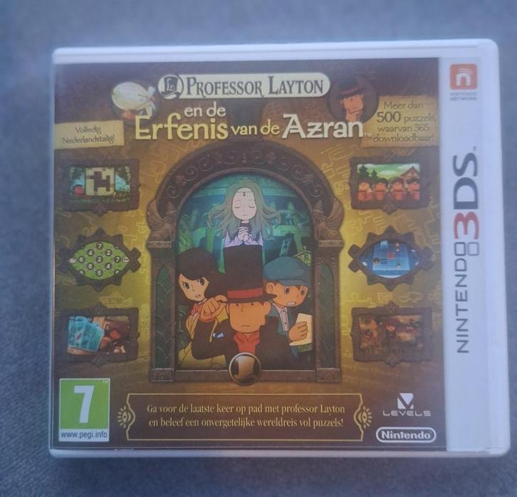 Professor Layton: En De Erfenis Van De Azran 2DS 3DS *ZGAN*, Spelcomputers en Games, Games | Nintendo 2DS en 3DS, Zo goed als nieuw
