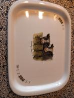 Leuk dienblad met koeien print, country cows, Ophalen, Gebruikt, Rechthoekig, Kunststof