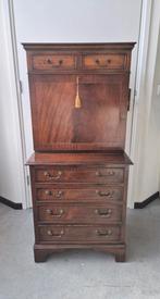 Mahoniehouten secretaire kast, Ophalen, Zo goed als nieuw