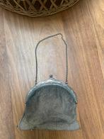 Vintage Zilver beugeltas zilveren dames tas zilver, Antiek en Kunst, Ophalen of Verzenden, Zilver