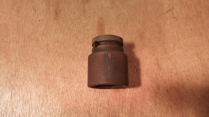 Stahlwille impactdop 25mm imp50 krachtdop 1/2", Auto diversen, Autogereedschap, Gebruikt, Ophalen of Verzenden