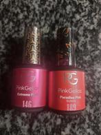 2 Pink gellac paradise pink en extreme pink, Ophalen of Verzenden, Nieuw, Roze, Handen en Nagels
