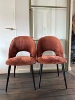 Westwing fluwelen stoel rachel, Huis en Inrichting, Stoelen, Ophalen, Twee, Zo goed als nieuw, Stof