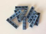 Lego 10 plaatjes 1x4 zand blauw, Ophalen of Verzenden, Nieuw, Losse stenen, Lego
