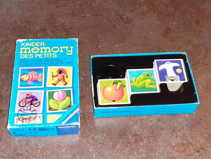 Memory 1977 Ravensburger, Hobby en Vrije tijd, Gezelschapsspellen | Overige, Zo goed als nieuw, Ophalen of Verzenden