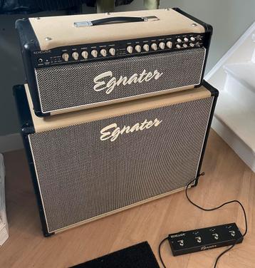 Egnater Renegade + Tourmaster 212 + flightcases beschikbaar voor biedingen
