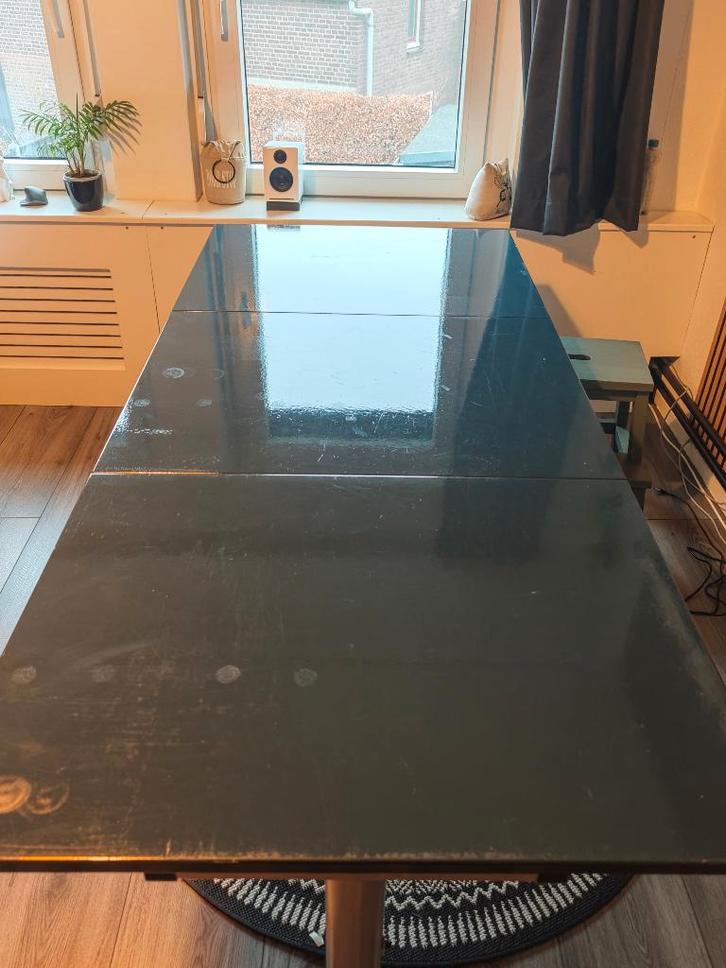 in hoogte verstelbaar Bureau Ikea Galant 180x80, Huis en Inrichting, Bureaus, Gebruikt, Bureau, In hoogte verstelbaar, Ophalen