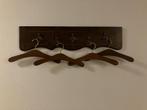 Eiken Kapstok met Hangers, Wandkapstok, Gebruikt, Ophalen of Verzenden, Minder dan 100 cm