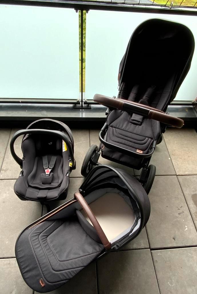 3-delige Kinderwagen, Kinderen en Baby's, Kinderwagens en Combinaties, Zo goed als nieuw, Kinderwagen, Overige merken, Met autostoeltje