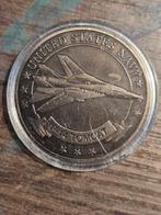 US Navy F-14 Tomcat coin., Ophalen of Verzenden, Zo goed als nieuw, Transport, Speldje of Pin