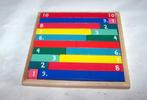 Vintage set houten rekenstaafjes (cuisenaire). Izgs., Ophalen of Verzenden
