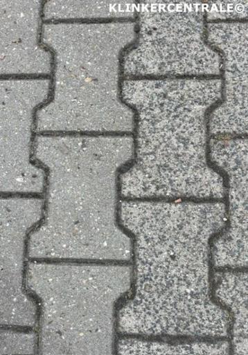 ROOIKORTING 3.000m2 grijs betonklinkers H-klinkers dubbel-T  beschikbaar voor biedingen