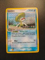 Lombre 34 ex deoxys stamped, Hobby en Vrije tijd, Verzamelkaartspellen | Pokémon, Ophalen, Zo goed als nieuw, Losse kaart, Foil