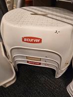 Opstapje / Krukje voor Caravan of Thuis, Ophalen, Kunststof, Gebruikt, Curver