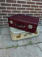 Vintage Reiskoffers - Set van Twee, Ophalen, Overige materialen, Gebruikt, Slot