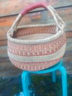 Bolgatanga mand Ghana uniek nieuw afgeprijsd nu €30.00, Ophalen of Verzenden, Nieuw, Rond, Overige materialen