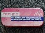 reparatiedoos Techno (oud model), bandenplak, bandenplakset, Verzamelen, Blikken, Ophalen of Verzenden, Gebruikt, Overige