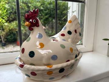 Nieuw! Hen on nest Poka Dot, Emma Bridgewater beschikbaar voor biedingen