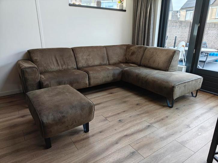 Donker groene bank, Huis en Inrichting, Banken | Bankstellen, Ophalen